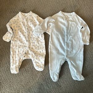 Ralph Lauren baby boy footies size newborn and 3 months